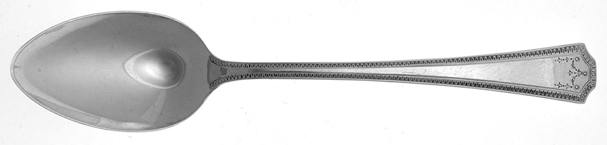 Adam (Sterling) Dessert/Oval Soup Spoon by National Silver Co-1