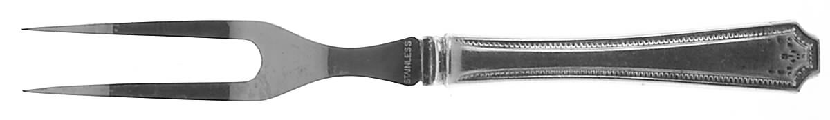 Adam (Sterling) Small Steak Carving Fork with Stainless Prongs by National Silver Co-1