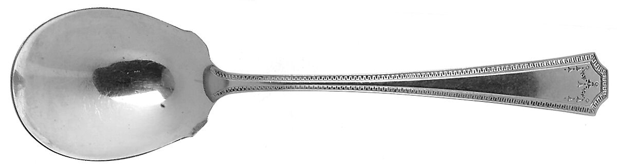 Adam (Sterling) Sugar Spoon by National Silver Co-1