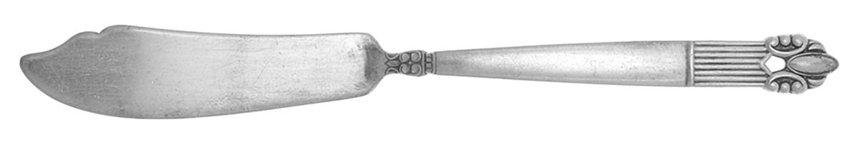 Astrid (Silverplate, 1945) Flat Handle Master Butter Knife by National Silver Co-1