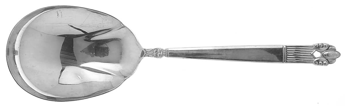 Astrid (Silverplate, 1945) Solid Smooth Casserole Spoon by National Silver Co-1