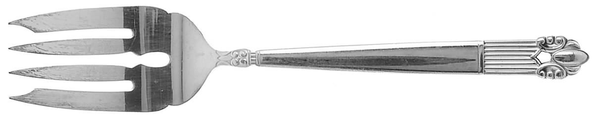 Astrid (Silverplate, 1945) Individual Salad Fork by National Silver Co-1