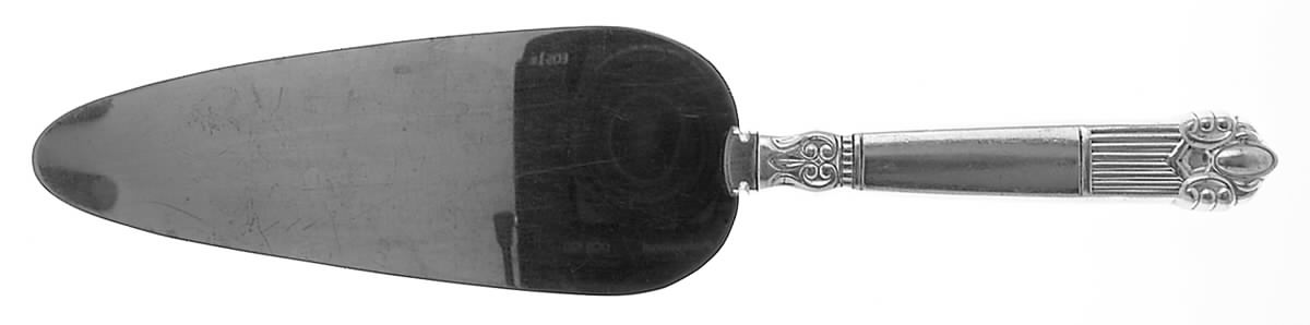 Astrid (Silverplate, 1945) Pie Server with Stainless Blade by National Silver Co-1
