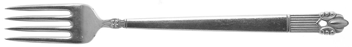 Astrid (Silverplate, 1945) Grille Fork (Viande) by National Silver Co-1