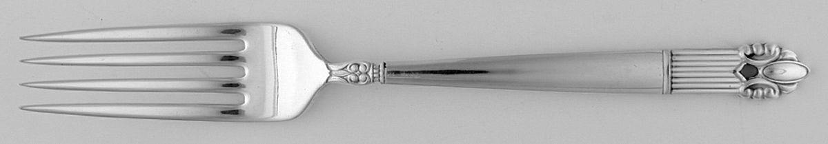 Astrid (Silverplate, 1945) Fork by National Silver Co-1