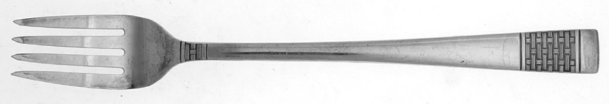 Calvalcade (Silverplate, 1946) Grille Fork (Viande) by National Silver Co-1