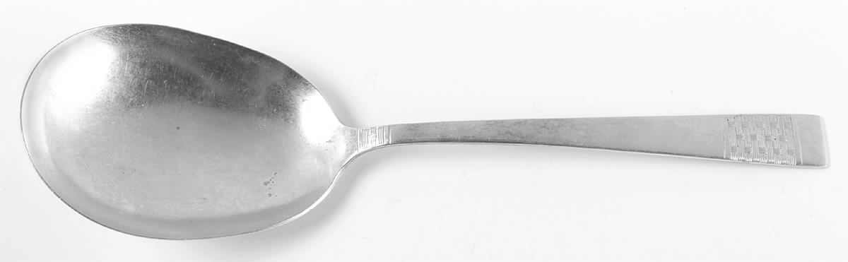 Calvalcade (Silverplate, 1946) Solid Smooth Casserole Spoon by National Silver Co-1