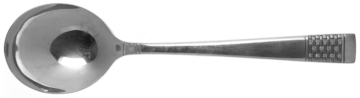 Calvalcade (Silverplate, 1946) Round Bowl Soup Spoon (Gumbo) by National Silver Co-1