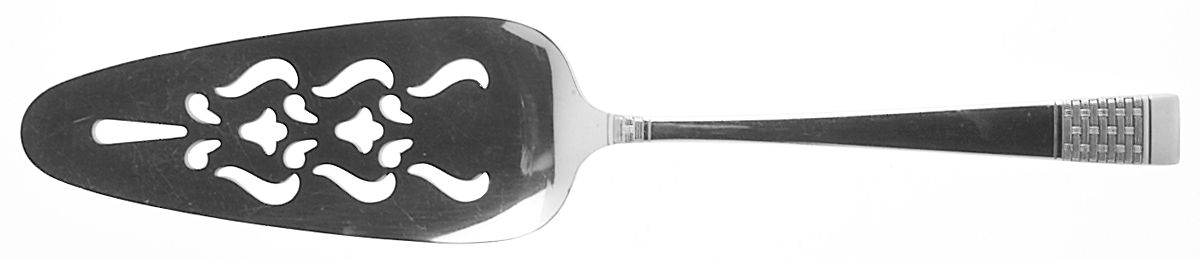Calvalcade (Silverplate, 1946) Solid Pierced Pie Server by National Silver Co-1