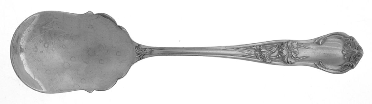 Carnation (Silverplate, 1910) Sugar Spoon by National Silver Co-1