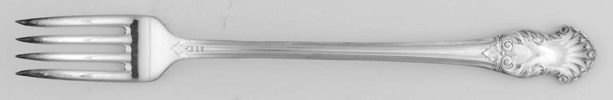 Concerto (Silverplate, 1944) Grille Fork (Viande) by National Silver Co-1
