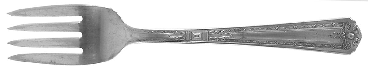 Florence (Silverplate, 1930) Individual Salad Fork by National Silver Co-1