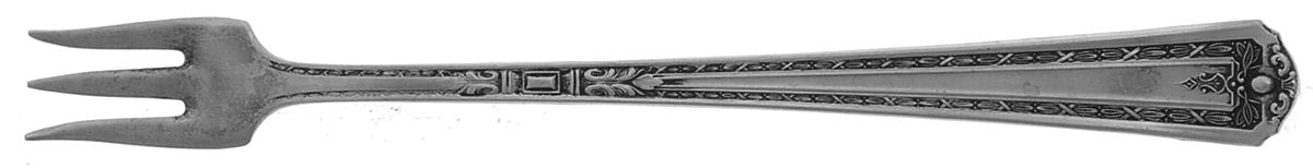 Florence (Silverplate, 1930) Cocktail/Seafood Fork by National Silver Co-1
