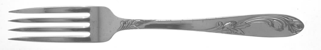 Garden of Roses (Silverplate, 1952) Fork by National Silver Co-1