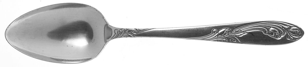 Garden of Roses (Silverplate, 1952) Tablespoon (Serving Spoon) by National Silver Co-1