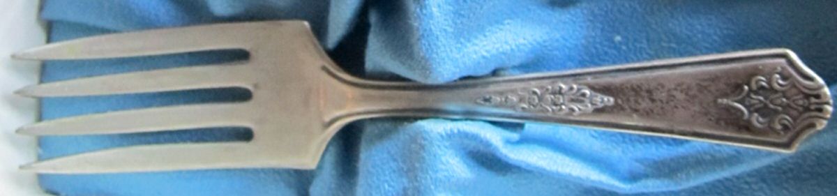 Gramercy (Silverplate, 1930) Baby Fork by National Silver Co-1