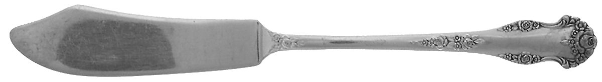 Holiday (Silverplate, 1951) Flat Handle Master Butter Knife by National Silver Co-1