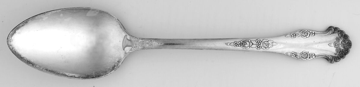 Holiday (Silverplate, 1951) Tablespoon (Serving Spoon) by National Silver Co-1