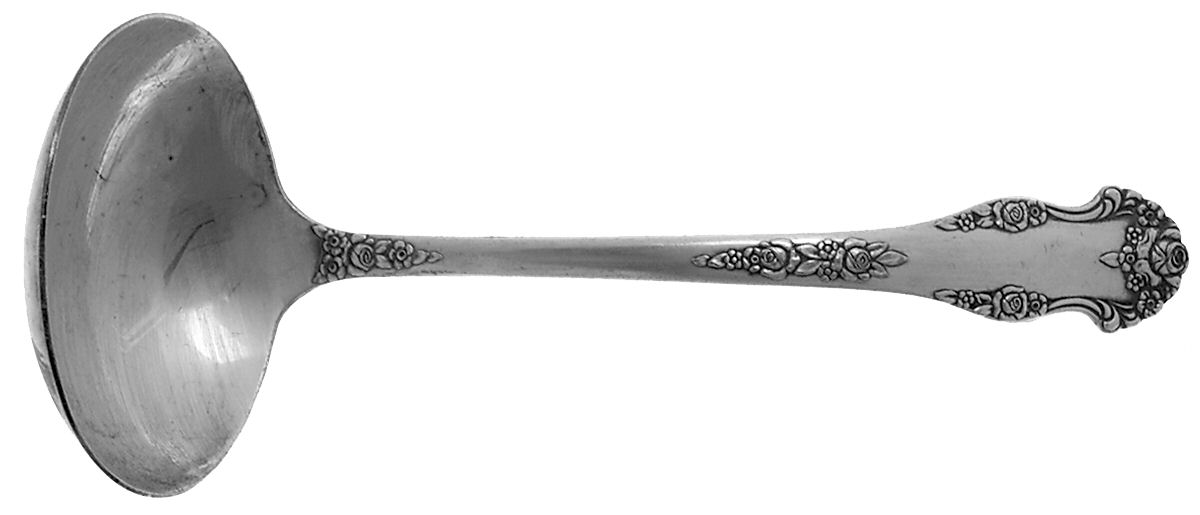 Holiday (Silverplate, 1951) Solid Gravy Ladle by National Silver Co-1