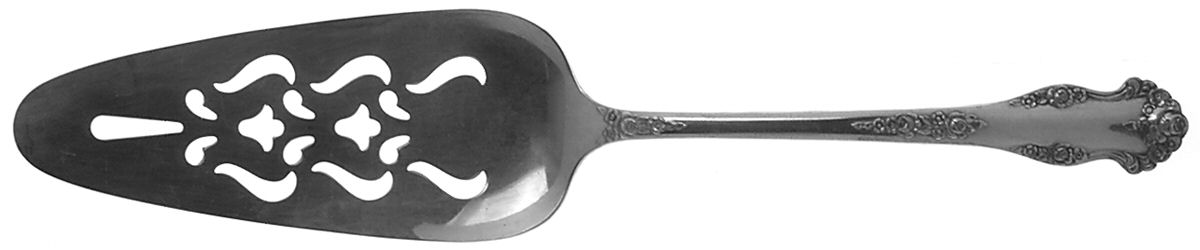 Holiday (Silverplate, 1951) Solid Pierced Pie Server by National Silver Co-1