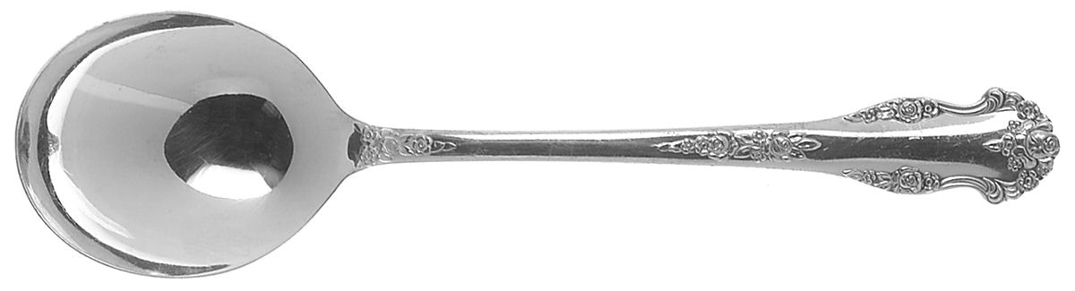 Holiday (Silverplate, 1951) Round Bowl Soup Spoon (Gumbo) by National Silver Co-1