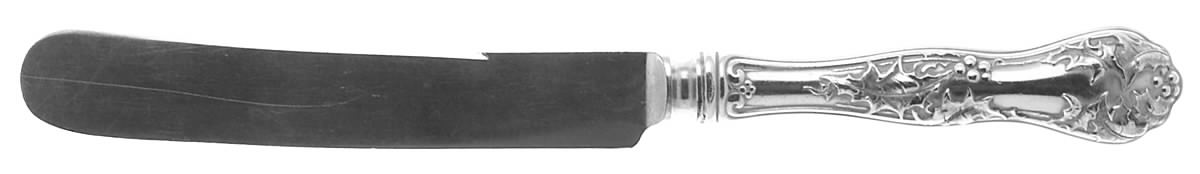 Holly (Silverplate, 1904-1907) Old French Hollow Knife with Bolster by National Silver Co-1