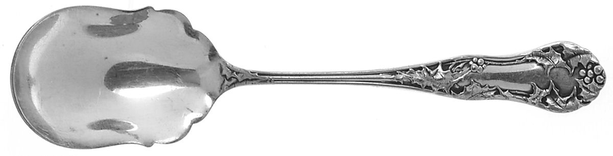 Holly (Silverplate, 1904-1907) Sugar Spoon by National Silver Co-1