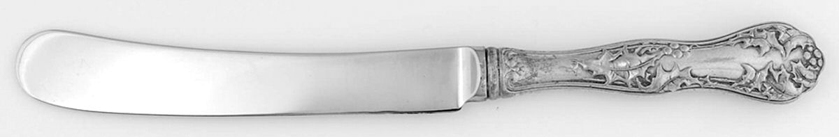 Holly (Silverplate, 1904-1907) Old French Hollow Knife by National Silver Co-1