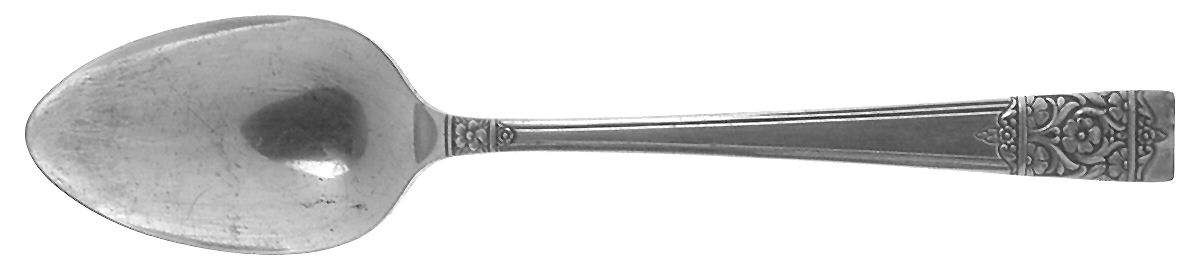 Inauguration (Silverplate, Floral, 1948) Tablespoon (Serving Spoon) by National Silver Co-1