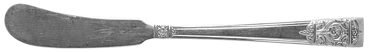 Inauguration (Silverplate, Floral, 1948) Flat Handle Butter Spreader by National Silver Co-1