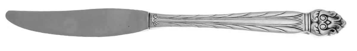 Intermezzo (Sterling, 1940) Modern Hollow Grille Knife by National Silver Co-1