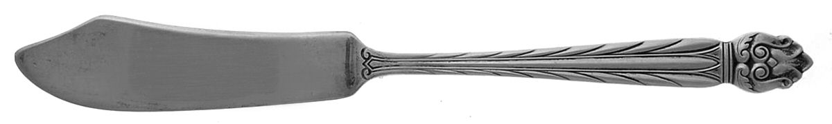 Intermezzo (Sterling, 1940) Flat Handle Master Butter Knife by National Silver Co-1