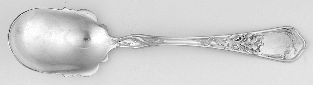 Iris (Silverplate, 1902) Sugar Spoon by National Silver Co-1