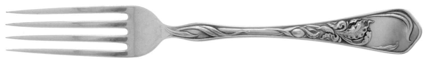 Iris (Silverplate, 1902) Fork by National Silver Co-1