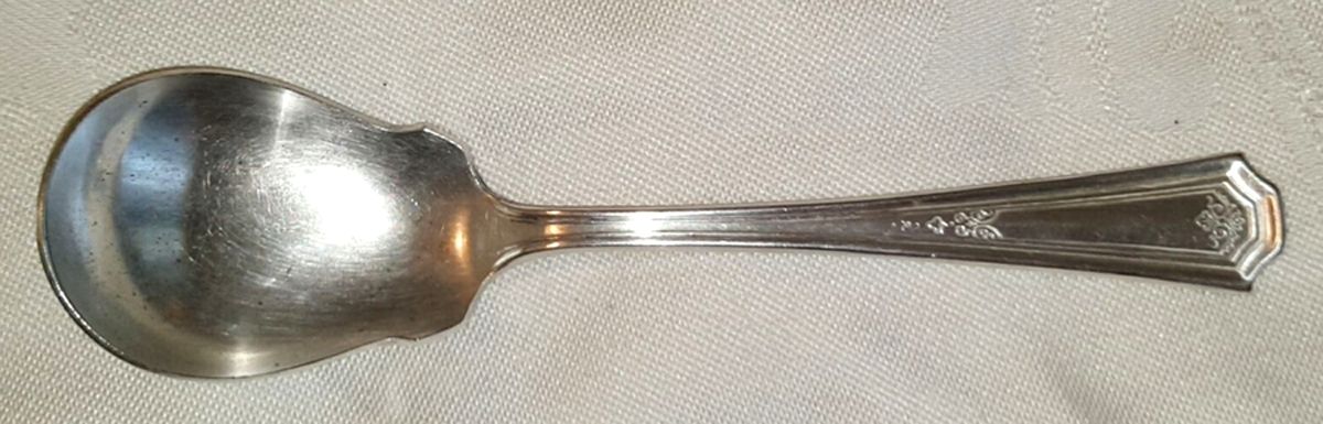 Josephine (Silverplate, 1930) Sugar Spoon by National Silver Co-1