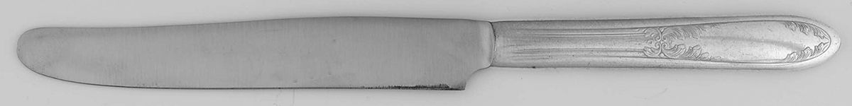 King Edward (Silverplate 1936, 1951) New French Solid Knife by National Silver Co-1