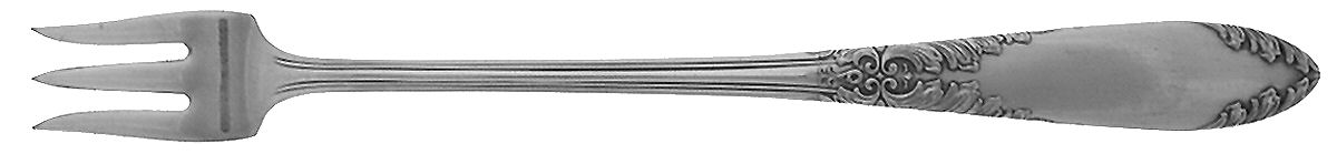 King Edward (Silverplate 1936, 1951) Cocktail/Seafood Fork by National Silver Co-1