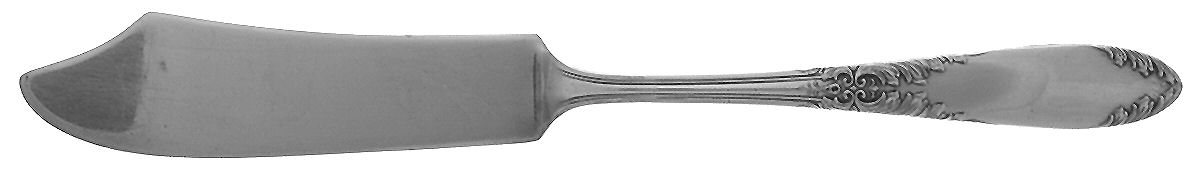 King Edward (Silverplate 1936, 1951) Flat Handle Master Butter Knife by National Silver Co-1