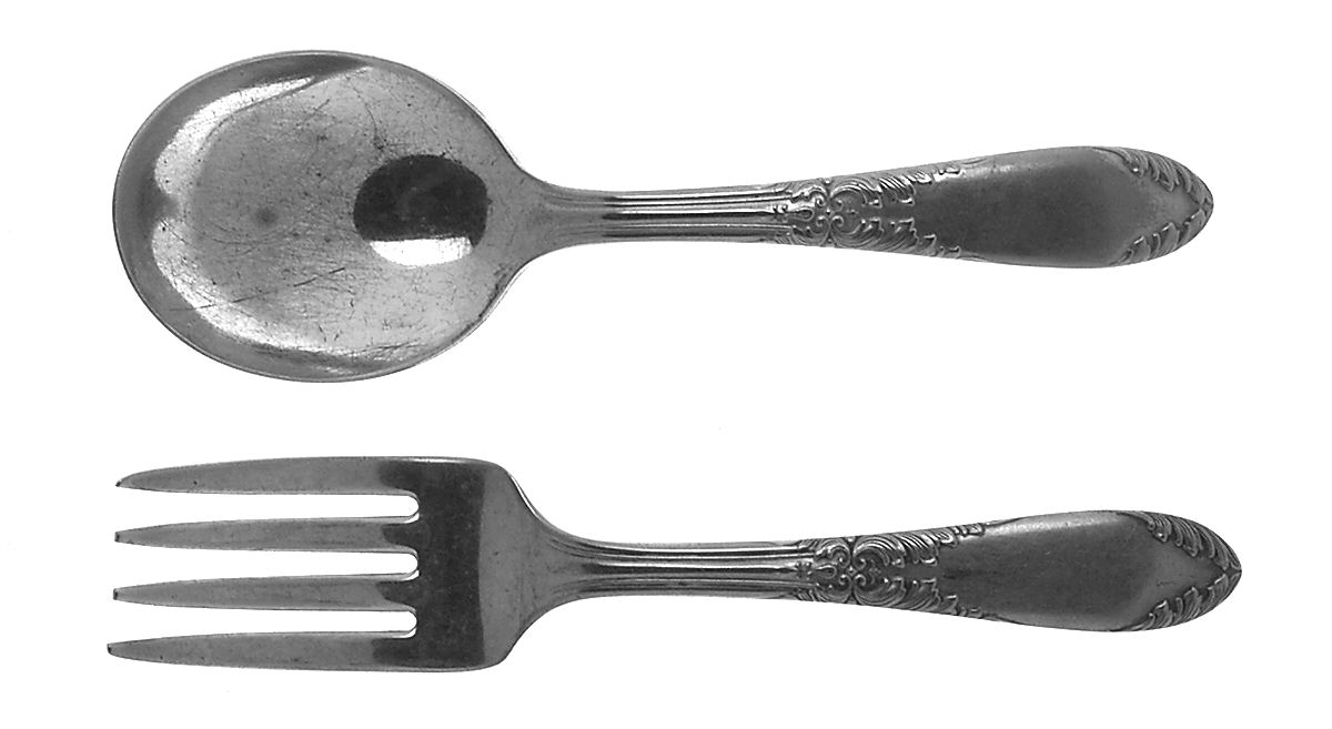 King Edward (Silverplate 1936, 1951) 2 Pc Baby Set (BF, BS) by National Silver Co-1