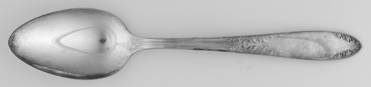 King Edward (Silverplate 1936, 1951) Place/Oval Soup Spoon by National Silver Co-1