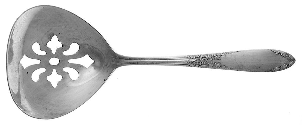 King Edward (Silverplate 1936, 1951) Solid Bon Bon Spoon by National Silver Co-1
