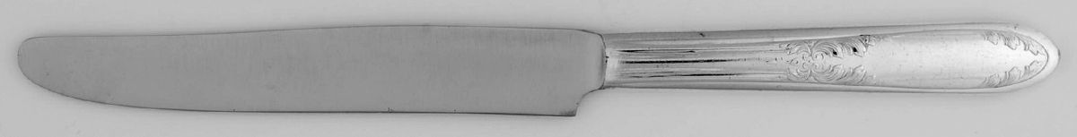 King Edward (Silverplate 1936, 1951) New French Solid Knife by National Silver Co-1