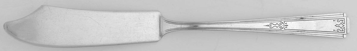 Lady Grace (Silverplate, 1933) Flat Handle Master Butter Knife by National Silver Co-1