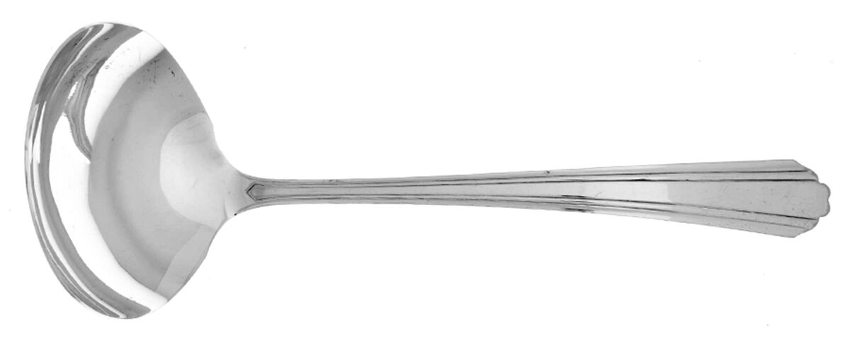 Lady Joan (Silverplate, 1931) Solid Gravy Ladle by National Silver Co-1