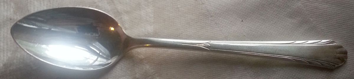 Lady Joan (Silverplate, 1931) Five O'Clock Teaspoon by National Silver Co-1