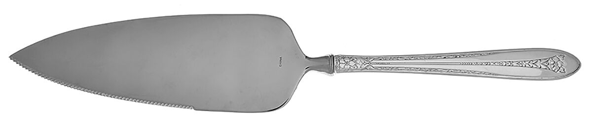 Margaret Rose (Sterling, 1938) Pie Server with Serrated Stainless Blade HC by National Silver Co-1