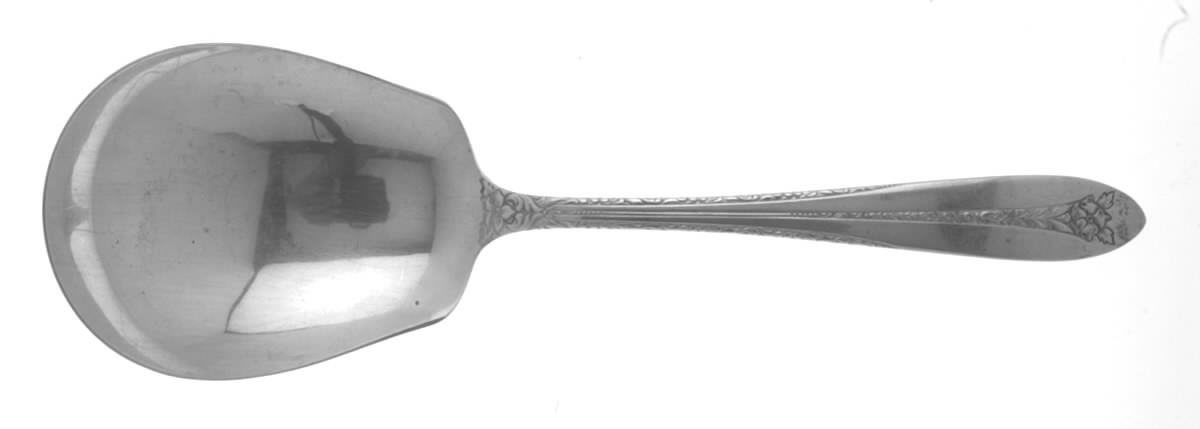 Margaret Rose (Sterling, 1938) Small Solid Berry/Casserole Spoon by National Silver Co-1