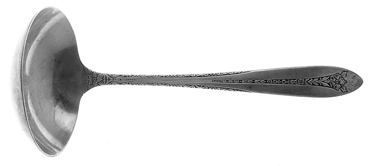 Margaret Rose (Sterling, 1938) Solid Gravy Ladle by National Silver Co-1