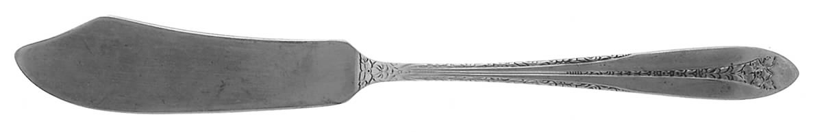 Margaret Rose (Sterling, 1938) Flat Handle Master Butter Knife by National Silver Co-1