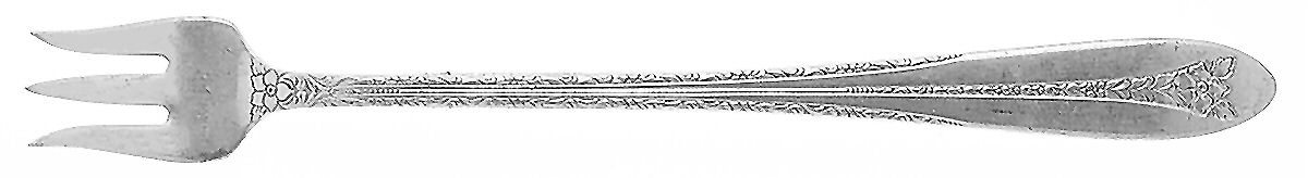 Margaret Rose (Sterling, 1938) Cocktail/Seafood Fork by National Silver Co-1